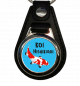 Preview: Koi -Schlüsselanhänger - Kunstleder