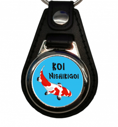 Koi -Schlüsselanhänger - Kunstleder
